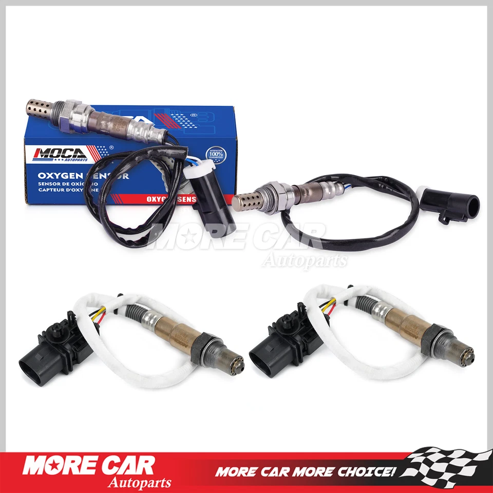 4x Sensor de oxígeno aguas arriba aguas abajo para Ford E-150 E-250 E-350 Super Duty V8V10 Foto 1 de 4