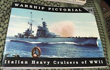 ITALIAN HEAVY CRUISERS CLASSIC WARSHIPS #23 GREAT REFERENCE FREE USA SHIPPING