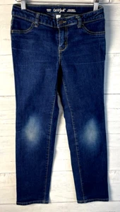 Girls Cat &Jack Denim Jeans Straight Size 12 Dark Wash Super Stretch Excellent! - Picture 1 of 9