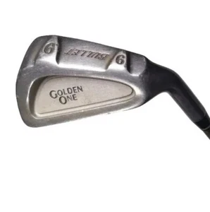 Mizuno Golden One 9 Iron Bullet Gold Rush Graphite Shaft Midpoint Flex Golf Club - Picture 1 of 15