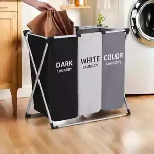 1pc Large Laundry Basket, Laundry Hamper, Dirty Clothes Storage Basket, Dirty Cl - Picture 1 of 9