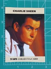 1991 CHARLIE SHEEN MOVIE MUSIC POP ROCK STAR TV HITS COLLECT A CARD SERIES 