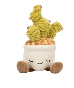 Greenhouse by Russ Fuzzy Cactus Potted Plant Plush 12inch✅NEW✅RARE✅ - Picture 1 of 5