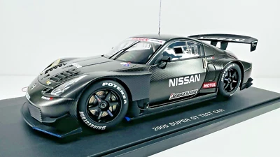 1/18 Autoart Nissan Fairlady Z Super GT 2005 COCHE DE PRUEBA patrón de fibra de carbono nuevo en caja Foto 1 de 4