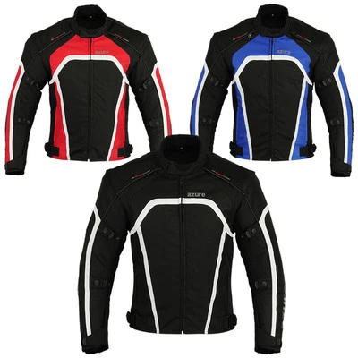 Jaquetas masculinas têxteis armadura cordura corrida impermeável motocicleta 2289 - Imagem 1 de 2