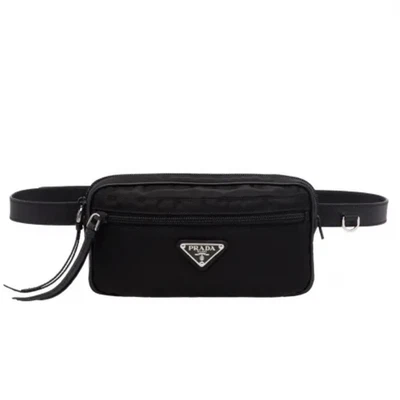 Prada Black Nylon Belt Bag - Image 1 of 4