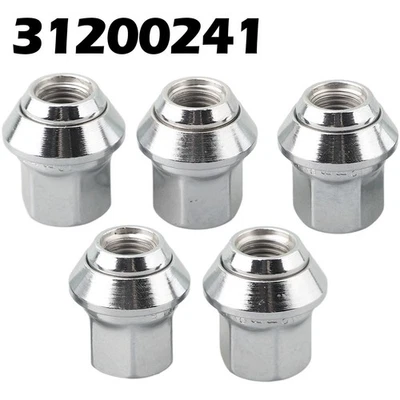 Chrome Wheel Nuts Car For Ford Focus For Volvo C30/C70 II/ S40 II/V40/V50 - Image 1 of 4