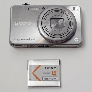 Sony Cyber shot DSC-WX200 fotocamera digitale argento solo lingua giapponese usata - Foto 1 di 7