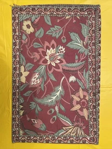 4 Platzdeckchen Platzsets 30x45cm Indisch Druck Baumwolle Ranken - Bild 1 von 3