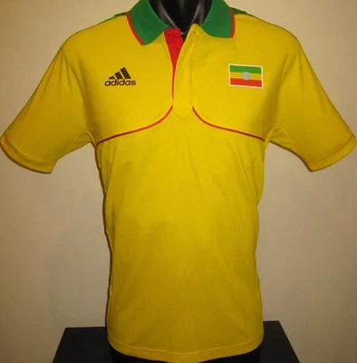 Ethiopia National Team Adidas Polo Shirt 2015-16 Football Jersey Soccer Africa - Image 1 of 4