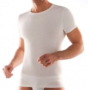 Maglia uomo lana e cotone a manica corta Liabel 5110-23 - Picture 1 of 2