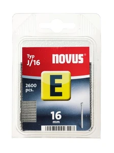 Novus Tools Nägel E Typ J 16 mm 2.600 Stück B-Ware für Hölzer verzinktes Stahl - Bild 1 von 5