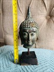 Vintage Thai bronze buddha head