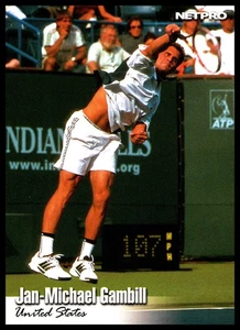 2003 NetPro Jan-Michael Gambill United States ATP Tennis #88 power serve glossy - Picture 1 of 2