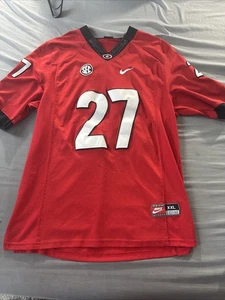 Georgia Bulldogs Nick Chubb #27 Stitch Men Nike Alumni Game Jersey SIZE XXL - Picture 1 of 6