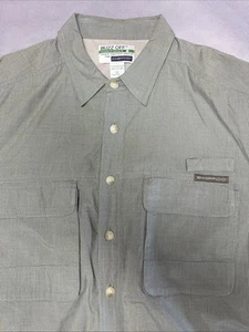ExOfficio Buzz Off Insect Shield Blue Long Sleeve Utility Outdoor Shirt XL - Picture 1 of 14