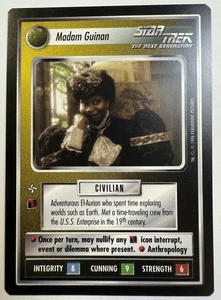 Star Trek CCG 1E Madam Guinan Near-Mint/NM Rare – Q-Continuum 1996 - Picture 1 of 2