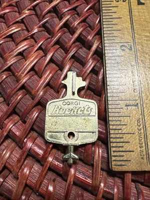 Vintage Corgi Rockets Pace Car Golden Key Metal Used - Image 1 of 4