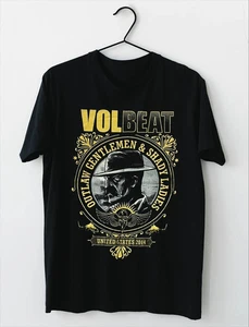NEU Volbeat Band 2014 Konzert kurzärmliges schwarzes T-Shirt alle Größen UB181 - Bild 1 von 2