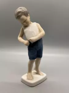 Figura corta abotonada Bing & Grondahl Tiny Tot Boy #1759 - Imagen 1 de 12