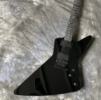 Custom MX-250 Explorer James Hetfield Electric Guitar Black Mahogany Body - Image 1 of 4