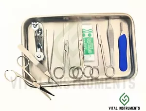 10 Pcs Circumcision Surgical Instruments Set Kit + Tray Premium Stainless Steel - Picture 1 of 1