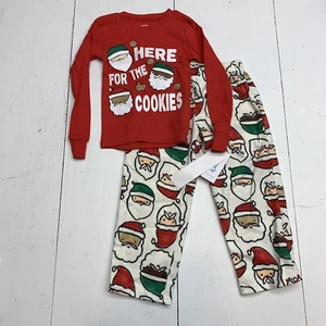 Carters Christmas Pajama Set Kids Size 5 - Picture 1 of 3