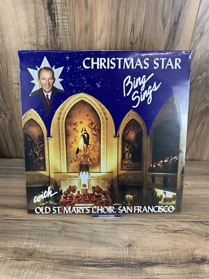 Vintage 1973 Bing Crosby Sings Christmas Star Holiday Christmas Vinyl Record - Image 1 of 4