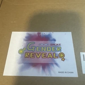 Reveal Fire Extinguisher Set -Gender Reveal Color Smoke Spray Blue Boy - Picture 1 of 5