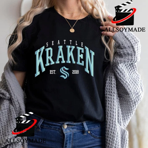 NHL Hockey Team EST 2018 Seattle Kraken Shirt Unisex Men Women KV10099 Cover