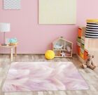 3D Simple White Feather NAO6461 Game Rug Mat Elegant Photo Carpet Mat Fay