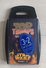 Top Trumps Specials Playing Cards Star Wars Episodes 1 To 3