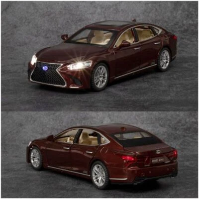 1:32 Lexus LS500h Kids Model Collection Toy Alloy Sound&Light Diecast Car Gifts - Image 1 of 4