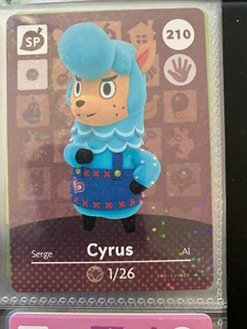 animal crossing amiibo karten Serie 3 Cyrus #210 - Bild 1 von 1