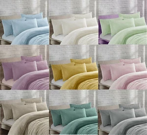Teddy Fleece Pair Pillow Case Warm Plush Cosy and Cuddley Pillowcase - Afbeelding 1 van 16