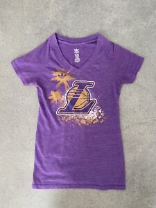 adidas LA Lakers Violet T-shirt Femme Taille S