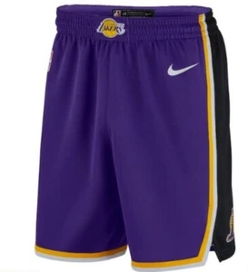 LA Lakers Men's Purple On Court Replica Shorts - Picture 1 of 1