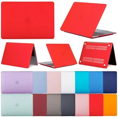 For MacBook Air Pro M3 M2 M1 13"/14"/15"/16" Matte Hard Laptop Shell Case Cover - Image 1 of 4