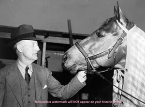 Seabiscuit letztes Rennen FOTO Santa Anita 1940 Pferderennen Rennen - Bild 1 von 2