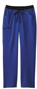 Jockey Women's S Royal Blue scrub pants Elastic Waist Drawstring performance NWT - Picture 1 of 9