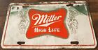 Vintage Miller High Life Beer Booster License Plate