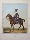 Grand Imprimé ~ Cavalerie Armée Britannique Officiers ~13th Light Dragoons ~ (