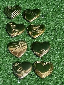 Variety Club Gold Heart Pin Badges Years 1991 - 2002 Excellent Condition x8