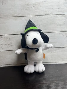 Peanuts 6'' Snoopy Halloween Witch Plush Hanging Plush Squeaker Dog Toy Pet Toy - Picture 1 of 8