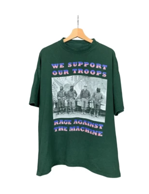 Rage Against The Machine We Support The Troops Shirt Grün Unisex S-5XL NE1295 - Bild 1 von 4