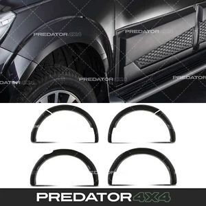 GLOSS BLACK WHEEL ARCH FENDER FLARE KIT FOR NISSAN NAVARA D23 NP300 2014-2020 - Afbeelding 1 van 10