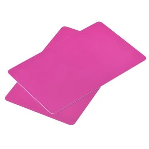 50 Stück Leere PVC Karten Rosa Plastikkarte 14mil für Ausweisdrucker - Bild 1 von 4