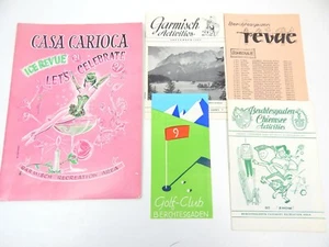 1S CASA CARIOCA Ice Review Program & More U.S. Military Garnish Germany 1960s  - Bild 1 von 7