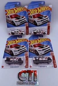 2024 HOT WHEELS '15 DODGE CHARGER SRT TARGET RED EDITION 1/12  C CASE - LOT OF 4 - Picture 1 of 2