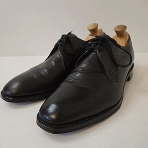 Loake Derby Schuhe schwarz genarbtes Leder 3549 UK 9 F Made in England - Bild 1 von 10